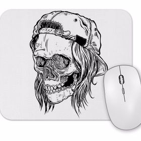 Baskı Dükkanı Skull Bone Mouse Pad