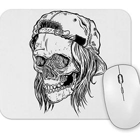 Baskı Dükkanı Skull Bone Mouse Pad