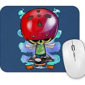 Baskı Dükkanı Skull Cute Mouse Pad