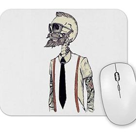 Baskı Dükkanı Skull Executivo Mouse Pad