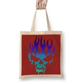 Baskı Dükkanı Skull Kuru Kafa Bez Çanta