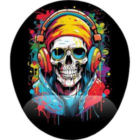 Baskı Dükkanı Skull Mouse Pad
