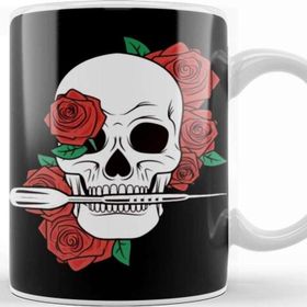 Baskı Dükkanı Skull Rose Darts Player Arrow Dartboard Dart Team Throwing Kupa