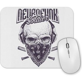 Baskı Dükkanı Skull Soldier Soldado Caveira Mouse Pad