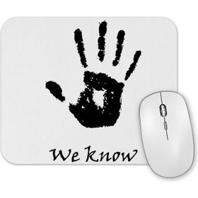 Baskı Dükkanı Skyrim We Know Mouse Pad