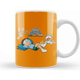 Baskı Dükkanı Sleeping Nobita Doraemon New Dinosaur Kupa