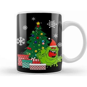 Baskı Dükkanı Slimer Around The Christmas Tree Kupa