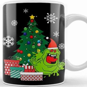 Baskı Dükkanı Slimer Around The Christmas Tree Kupa