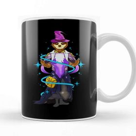 Baskı Dükkanı Sloth Magician Majestic Halloween Slothing Wizard Kupa