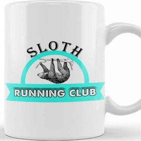 Baskı Dükkanı Sloth Running Club Cute Funny Sloth Lover Kupa