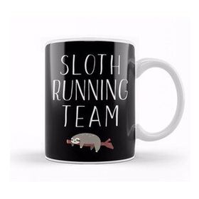 Baskı Dükkanı Sloth Running Team Lazy Sleepy Sloth Sleeping Kupa