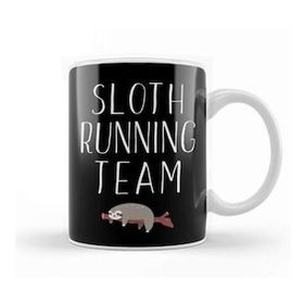 Baskı Dükkanı Sloth Running Team Lazy Sleepy Sloth Sleeping Kupa