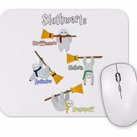 Baskı Dükkanı Slothwarts Harry Potter Sloths Mouse Pad