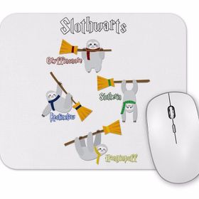 Baskı Dükkanı Slothwarts Harry Potter Sloths Mouse Pad