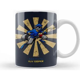 Baskı Dükkanı Sly Cooper Retro Japanese Kupa