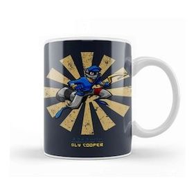 Baskı Dükkanı Sly Cooper Retro Japanese Kupa