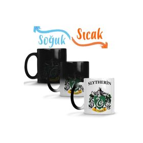 Baskı Dükkanı Slytherin Porselen Kupa
