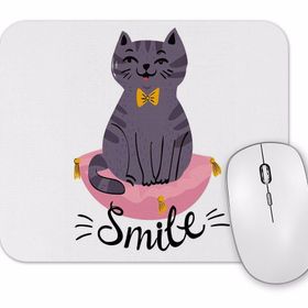 Baskı Dükkanı Smile Cat Kedi Mouse Pad