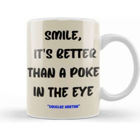Baskı Dükkanı Smile Emoji Quotes Funny Happy Face Love Sarcastic Gift Kupa