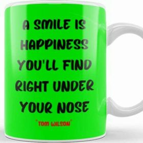 Baskı Dükkanı Smile Emoji Quotes Funny Love Gift Kupa