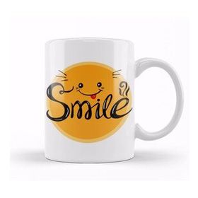 Baskı Dükkanı Smile Komik Imoji Kupa