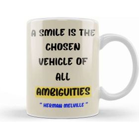Baskı Dükkanı Smile Quotes Happy Love Gift Kupa Bardak