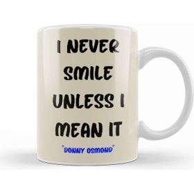Baskı Dükkanı Smile Quotes Happy Love Gift Kupa Bardak