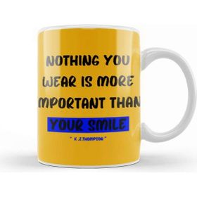 Baskı Dükkanı Smile Quotes Happy Love Gift Vintage Retro Rainbow Style Kupa Bardak