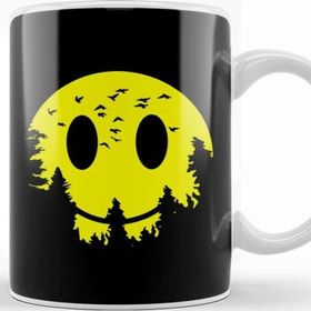 Baskı Dükkanı Smiley Moon Kupa
