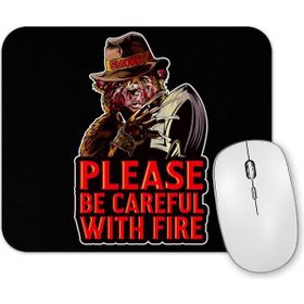 Baskı Dükkanı Smokey the Bear Please Be Careful With Fire Mouse Pad