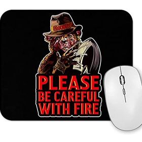 Baskı Dükkanı Smokey the Bear Please Be Careful With Fire Mouse Pad