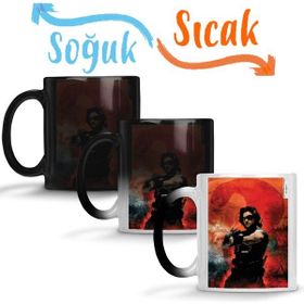 Baskı Dükkanı Snake 03 Sihirli Porselen Kupa