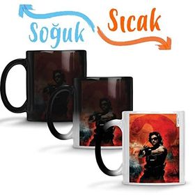 Baskı Dükkanı Snake 03 Sihirli Porselen Kupa