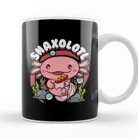 Baskı Dükkanı Snaxolotl Funny Axolotl Pun Snacks Desserts Kawaii Kupa