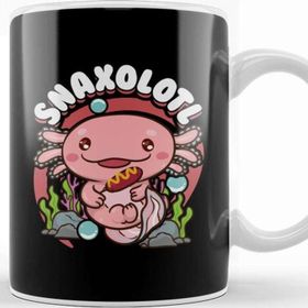 Baskı Dükkanı Snaxolotl Funny Axolotl Pun Snacks Desserts Kawaii Kupa