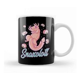 Baskı Dükkanı Snaxolotl Funny Axolotl Sushi Snacks Kawaii Food Kupa