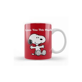 Baskı Dükkanı Snoopy Peanuts I Love You 01 Kupa