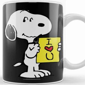 Baskı Dükkanı Snoopy Peanuts I Love You Kupa