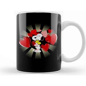 Baskı Dükkanı Snoopy Valentines Kupa