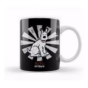 Baskı Dükkanı Snowy Retro Japanese Tintin Kupa