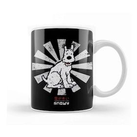 Baskı Dükkanı Snowy Retro Japanese Tintin Kupa