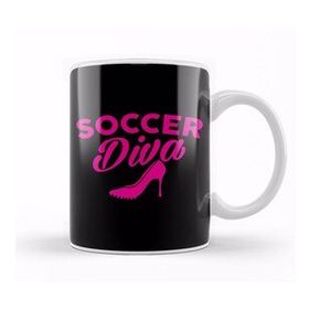 Baskı Dükkanı Soccer Diva Cute S Soccer Player Girls Kupa