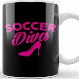 Baskı Dükkanı Soccer Diva Cute S Soccer Player Girls Kupa