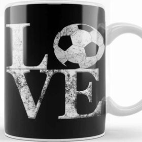 Baskı Dükkanı Soccer I Love Football Kupa
