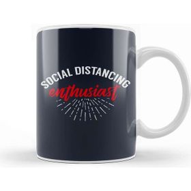 Baskı Dükkanı Social Distancing Enthusiast Kupa