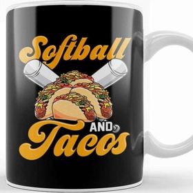 Baskı Dükkanı Softball and Tacos Players Coaches Teammate Kupa