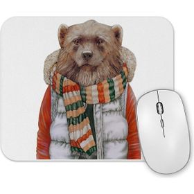 Baskı Dükkanı Soğuk Ayı Mouse Pad