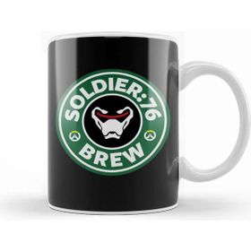 Baskı Dükkanı Soldier 76 Coffee Overwatch Kupa