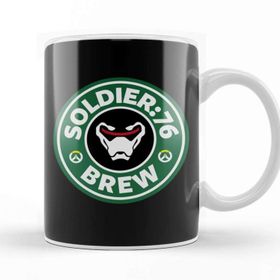 Baskı Dükkanı Soldier 76 Coffee Overwatch Kupa