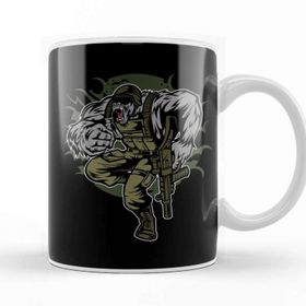 Baskı Dükkanı Soldier Ape Kupa